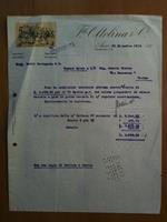 Lettera Commerciale Tessitura F.lli Oltolina & C.i 1916 Asso