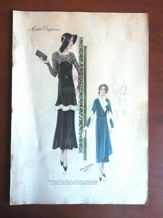 Figurino Atelier Bachroitz Paris originale 1931 - E11728 - copertina