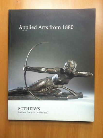 Auction catalogue Sotheby's Applied Arts from 1880 London 1997 - E15118 - copertina