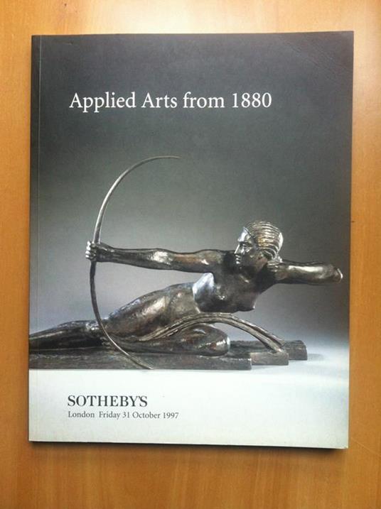 Auction catalogue Sotheby's Applied Arts from 1880 London 1997 - E15118 - copertina