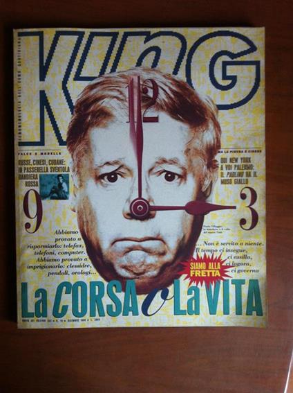 King N° 10 Dicembre 1988 Cover: Paolo Villaggio E9766 - copertina