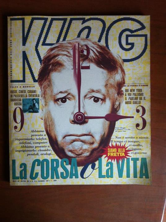 King N° 10 Dicembre 1988 Cover: Paolo Villaggio E9766 - copertina