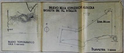 Colonie concessione rilievo topografico Dessiè Etiopia 1938 - copertina