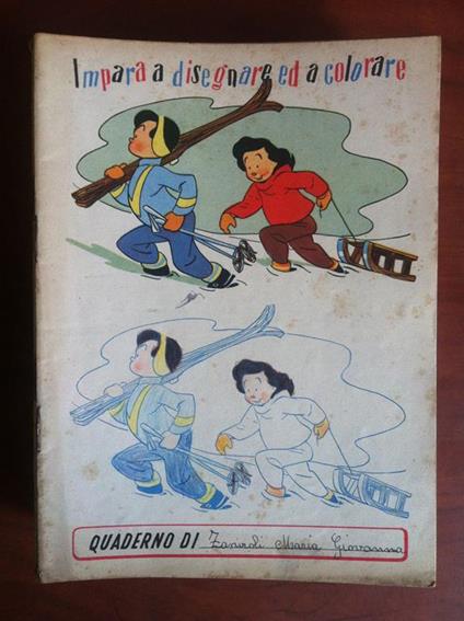 Quaderno elementari originale Pigna 1948 - E14681 - copertina