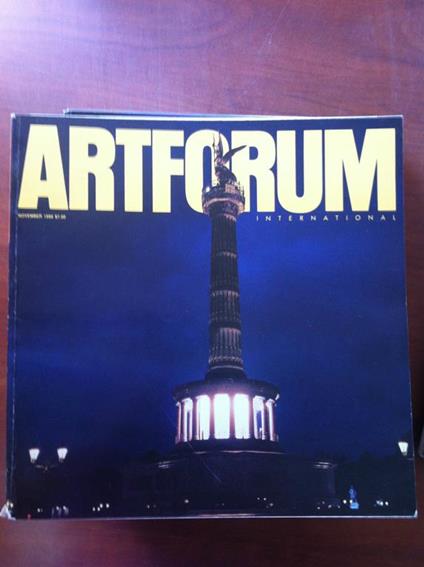 Artforum November 1990 Cover: Via Lewandowsky - copertina