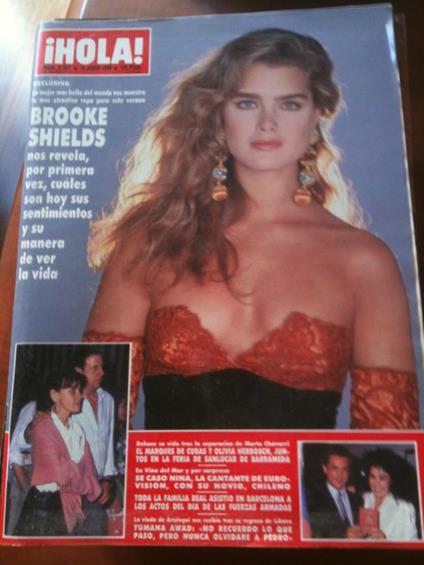 Hola! N° 2339 Junio 1989 Cover: Brooke Shields E8567 - copertina