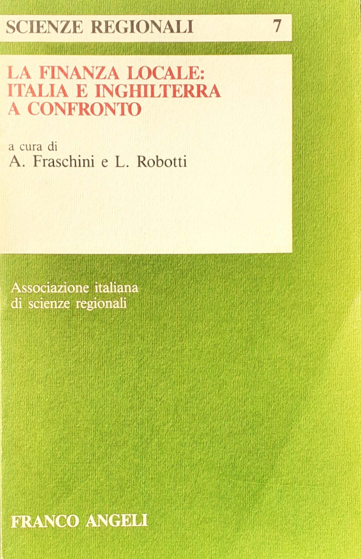 La finanza locale: Italia e Inghilterra a confronto