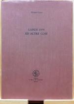 Lapide 1975 ed altre cose