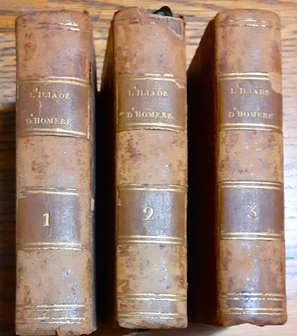 L' Iliade d'Homère (3 tomi) - copertina