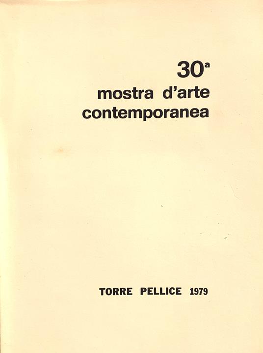 30ª mostra d'arte contemporanea / XXX mostra d'arte contemporanea - copertina