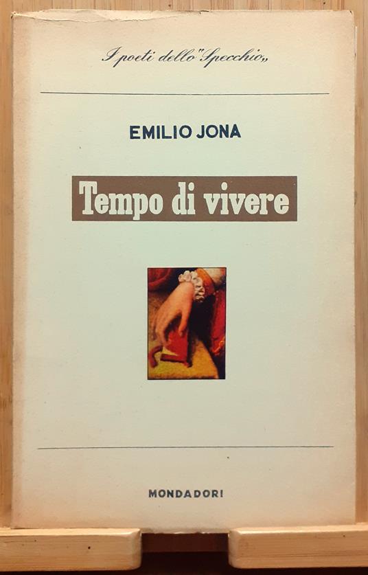 Tempo di vivere - Emilio Jona - copertina