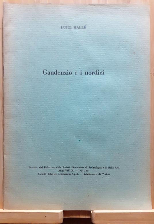 Gaudenzio e i nordici - Luigi Mallé - copertina