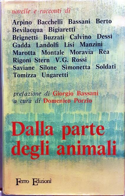 Dalla parte degli animali - Domenico Porzio - copertina