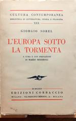 L' Europa sotto la tormenta