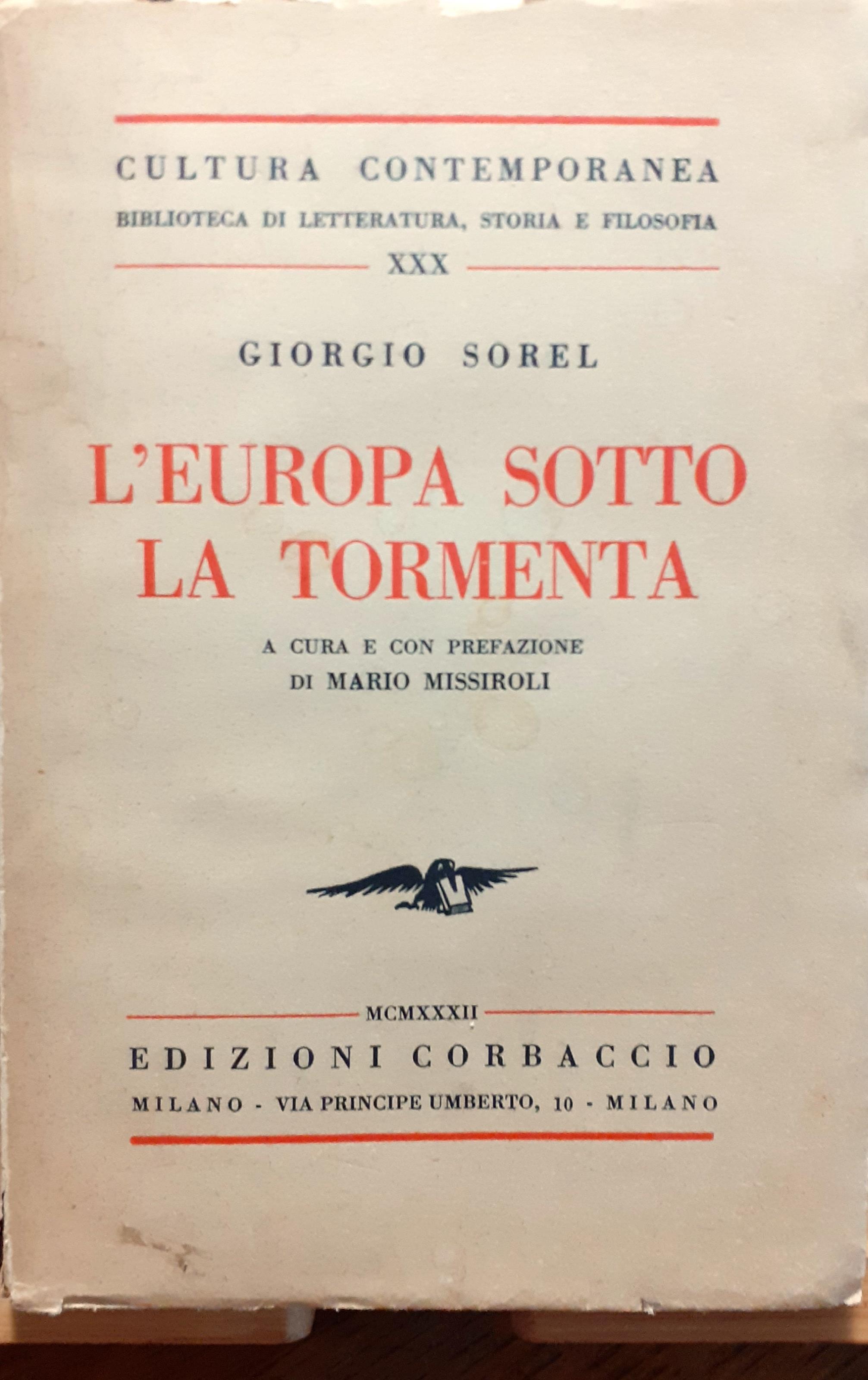 L' Europa sotto la tormenta