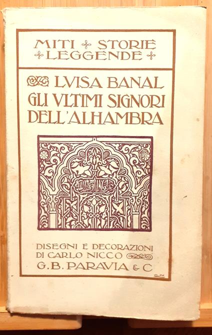 Gli ultimi signori dell'Alhambra - Luisa Banal - copertina