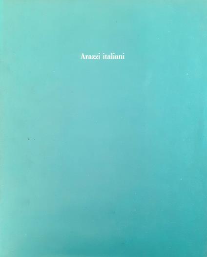 Arazzi italiani - copertina