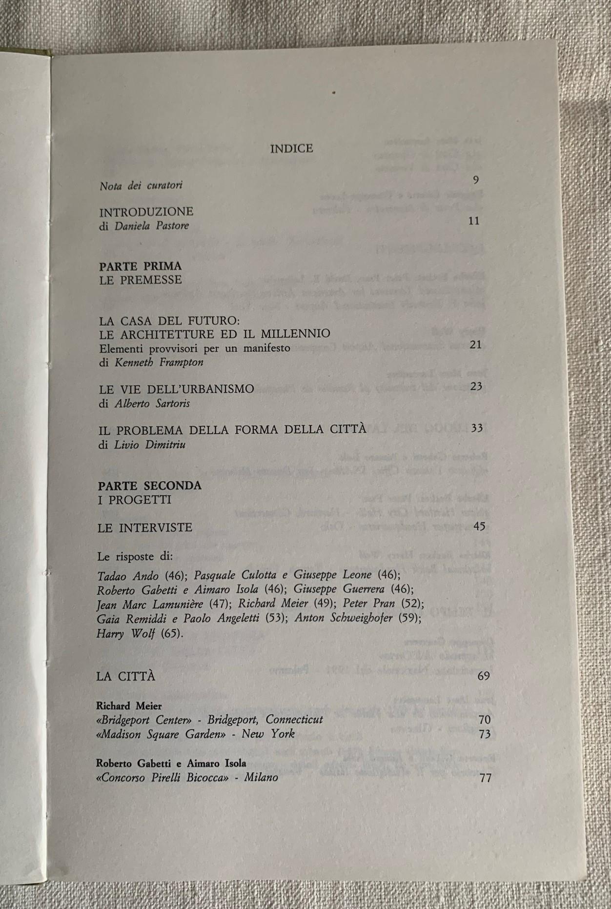 Architetture per il Terzo Millennio. Ipotesi e tendenze