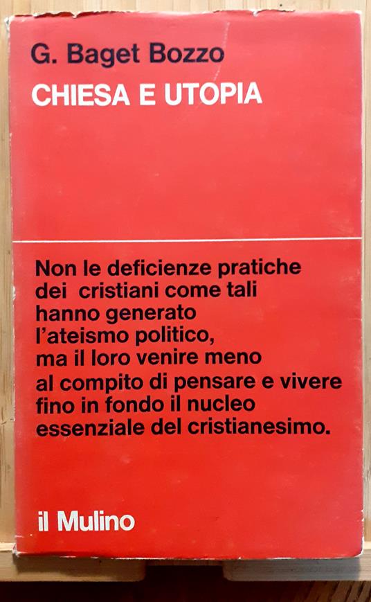 Chiesa e utopia - Gianni Baget Bozzo - copertina