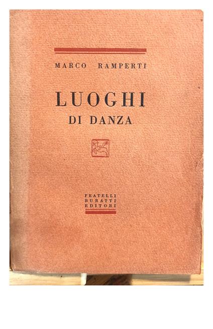 Luoghi di Danza - Marco Ramperti - copertina