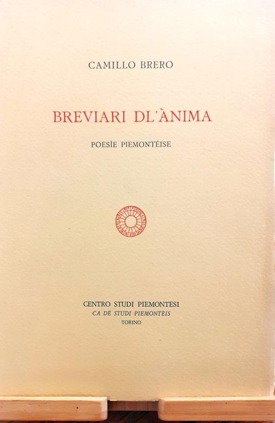 Breviari dl'ànima. Poesìe piemontèise - Camillo Brero - copertina