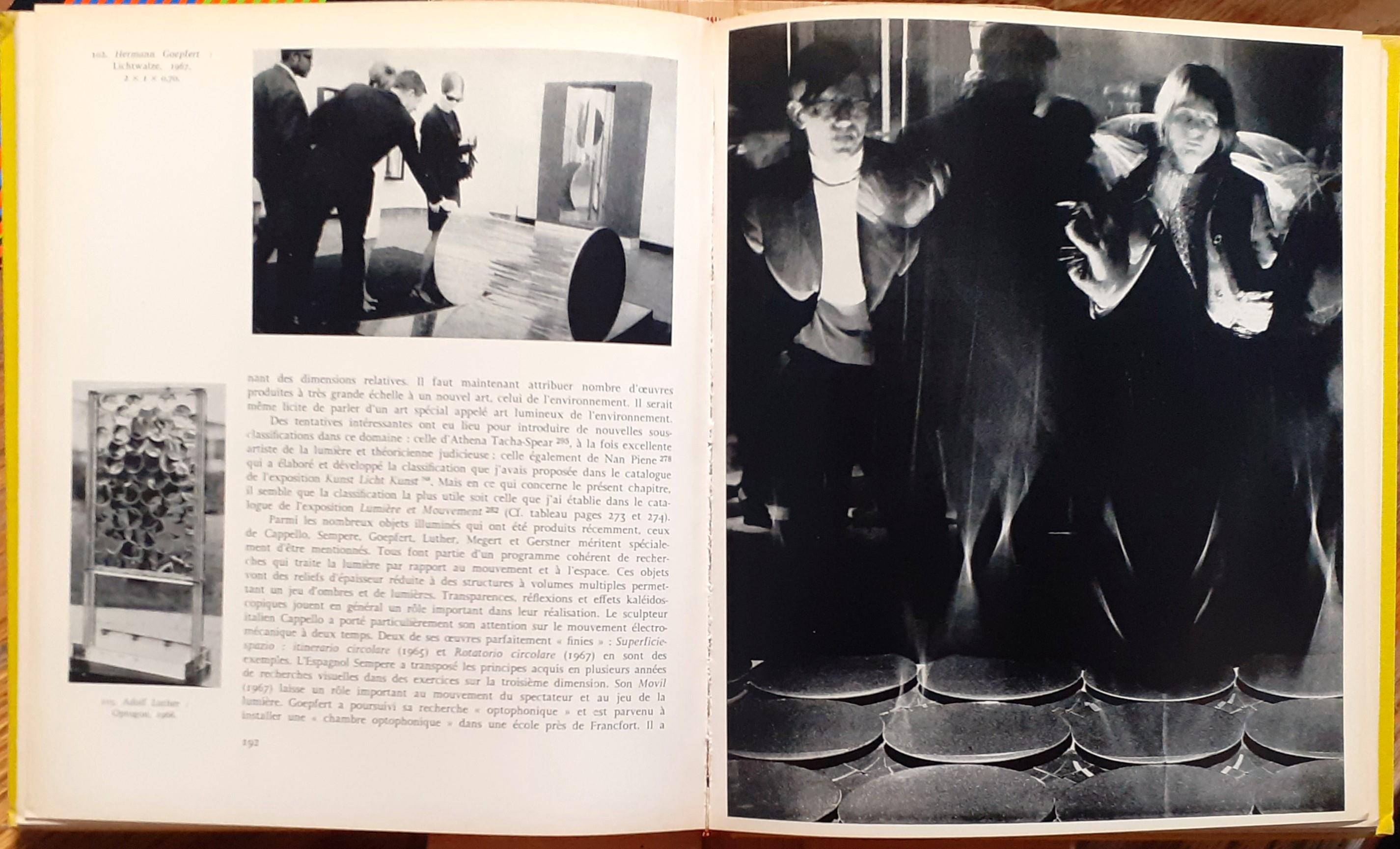 L' Art Cinetique. L' image du mouvement dans les arts plastiques