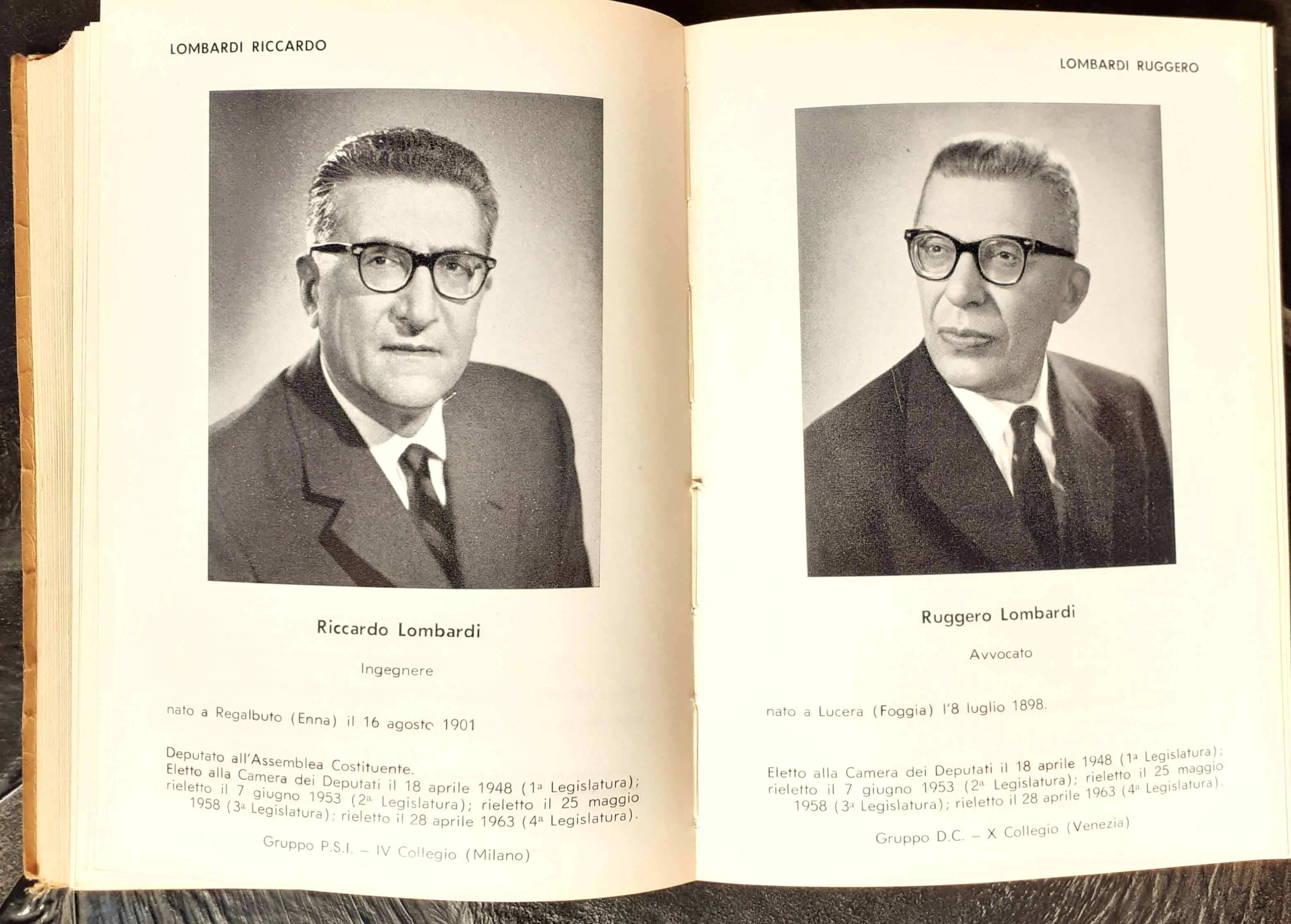 I Deputati della IV Legislatura