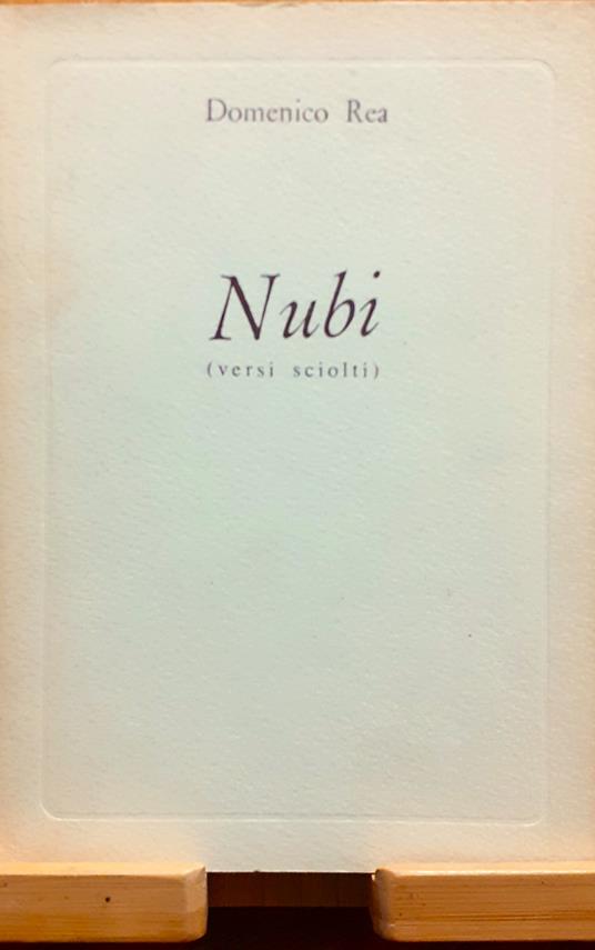 Nubi (versi sciolti). 1935 - '75 - Domenico Rea - copertina