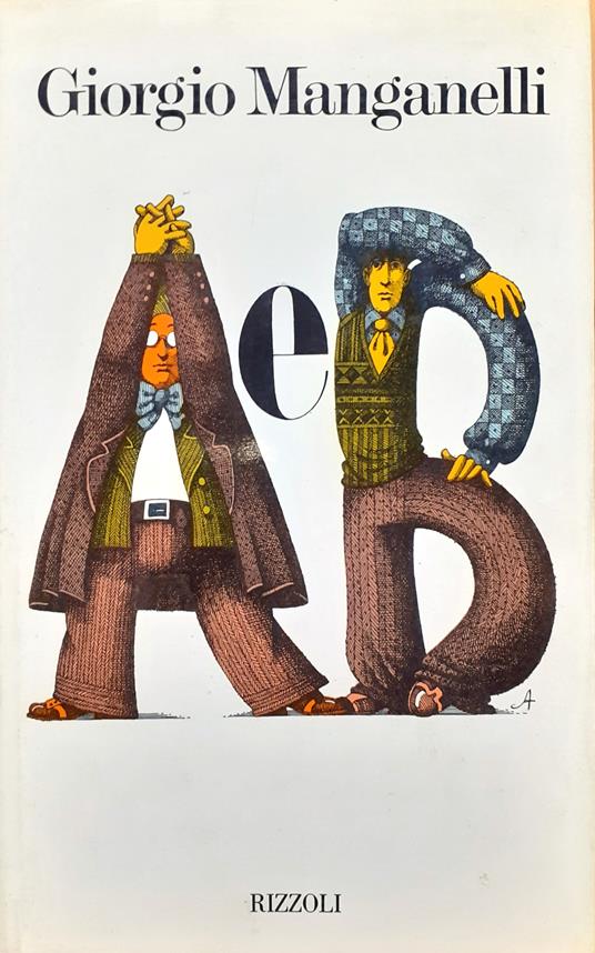 A e B - Giorgio Manganelli - copertina