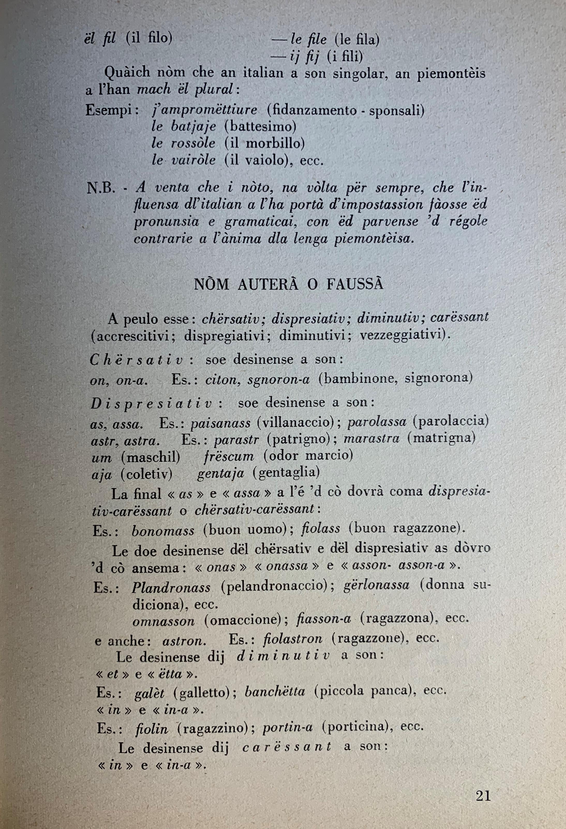 Gràmatica piemontèisa