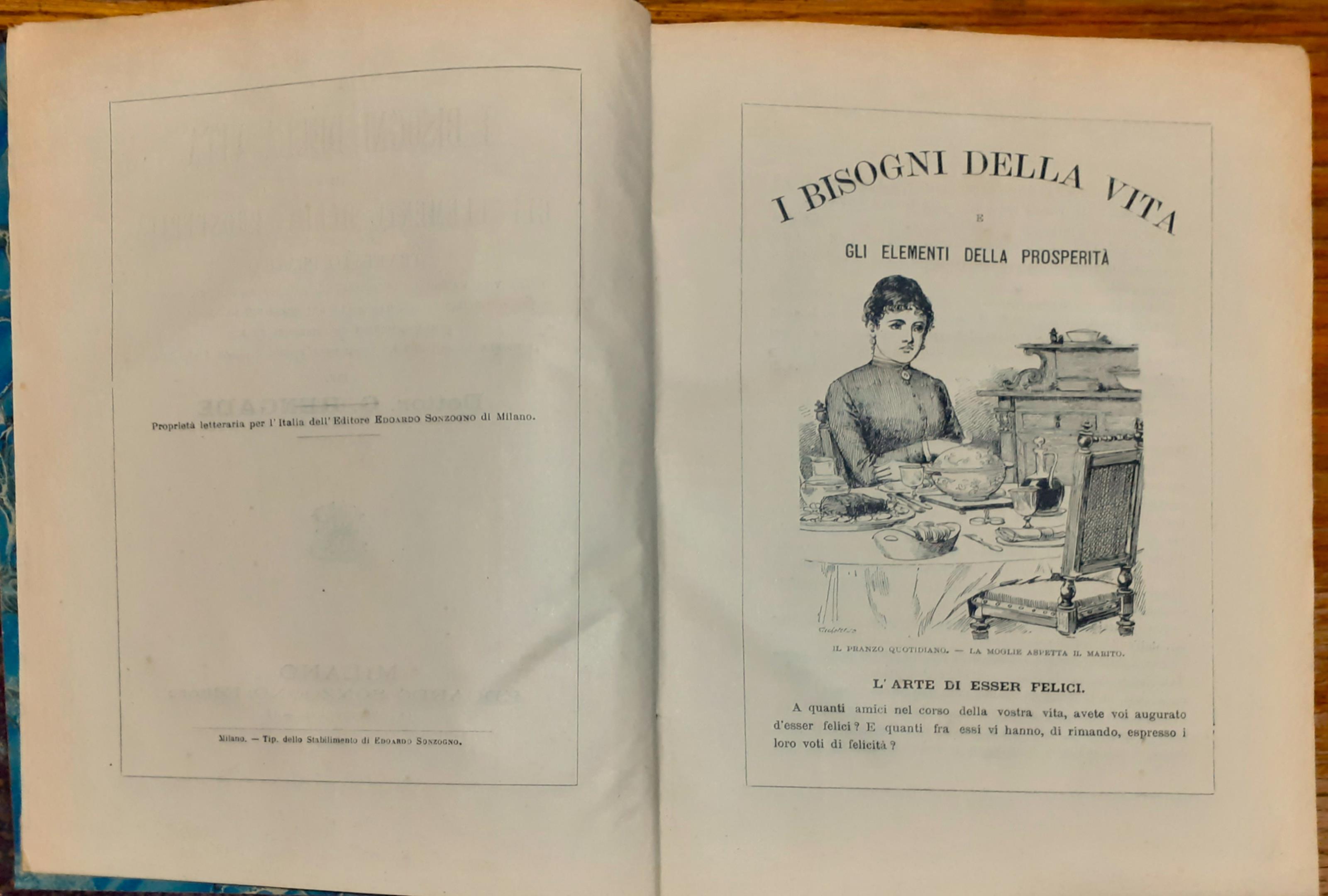I bisogni della vita e gli elementi della prosperità