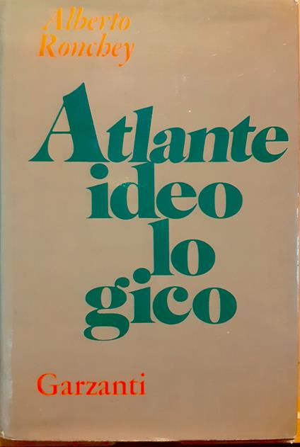Atlante ideologico - Alberto Ronchey - copertina