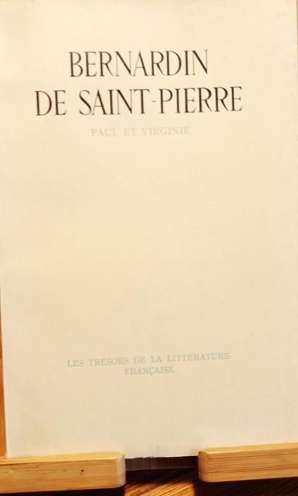 Paul et Virginie - Bernardin de Saint-Pierre - copertina