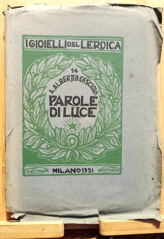 Parole di Luce - Alberto Alberti - copertina