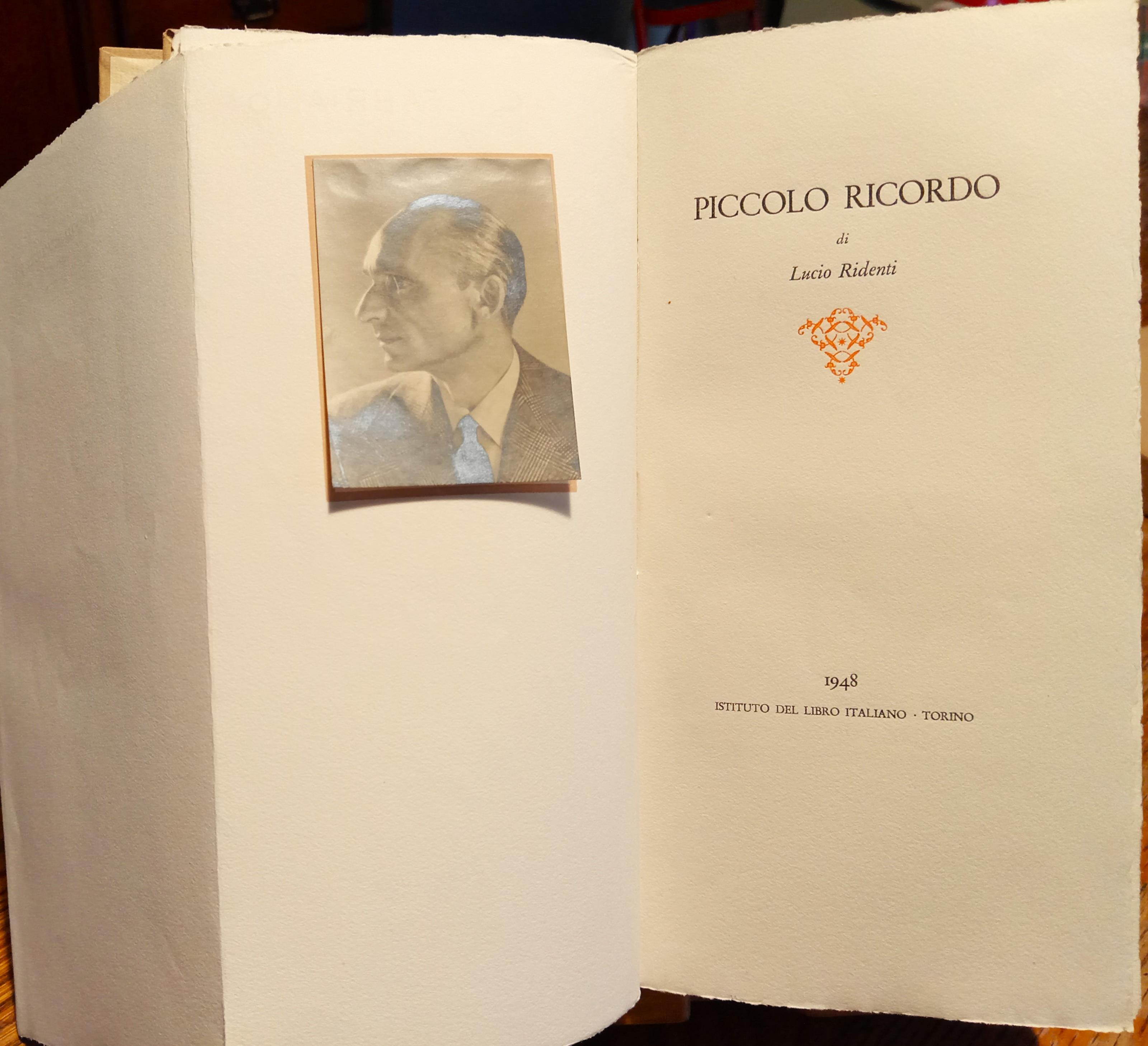 Piccolo ricordo di Lucio Ridenti
