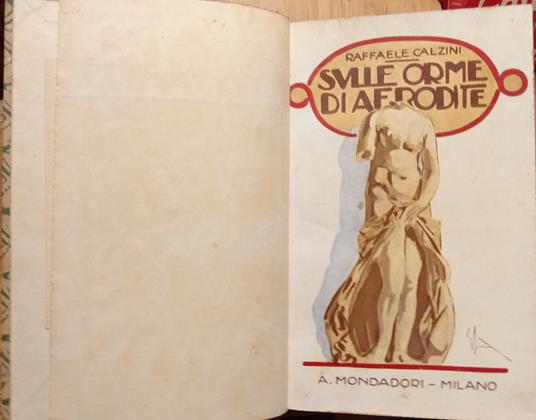 Sulle orme di Afrodite - Raffaele Calzini - copertina