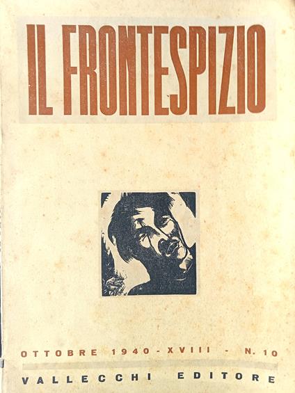 Il Frontespizio (N°10 ottobre 1940) - copertina