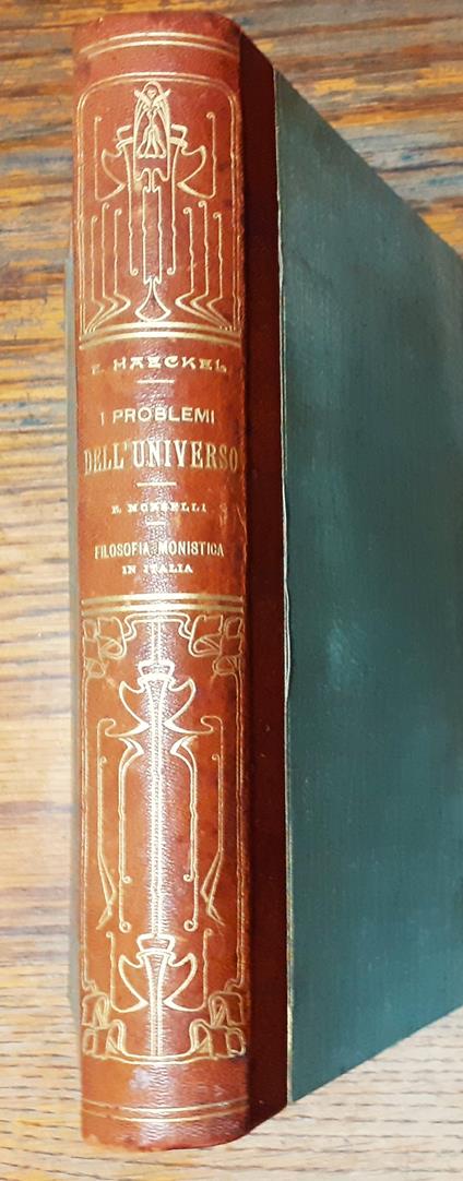 I problemi dell'universo - Ernesto Haeckel - copertina