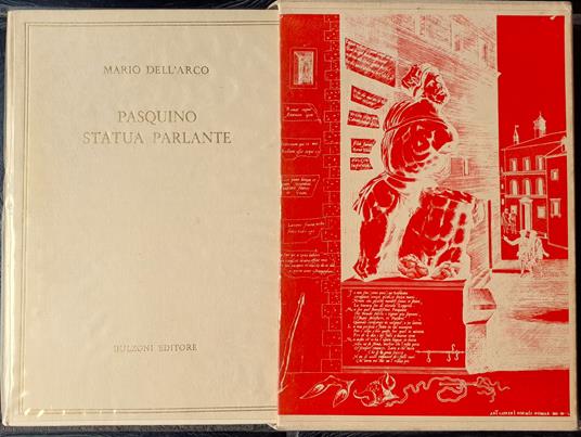 Pasquino statua parlante - Mario Dell'Arco - copertina