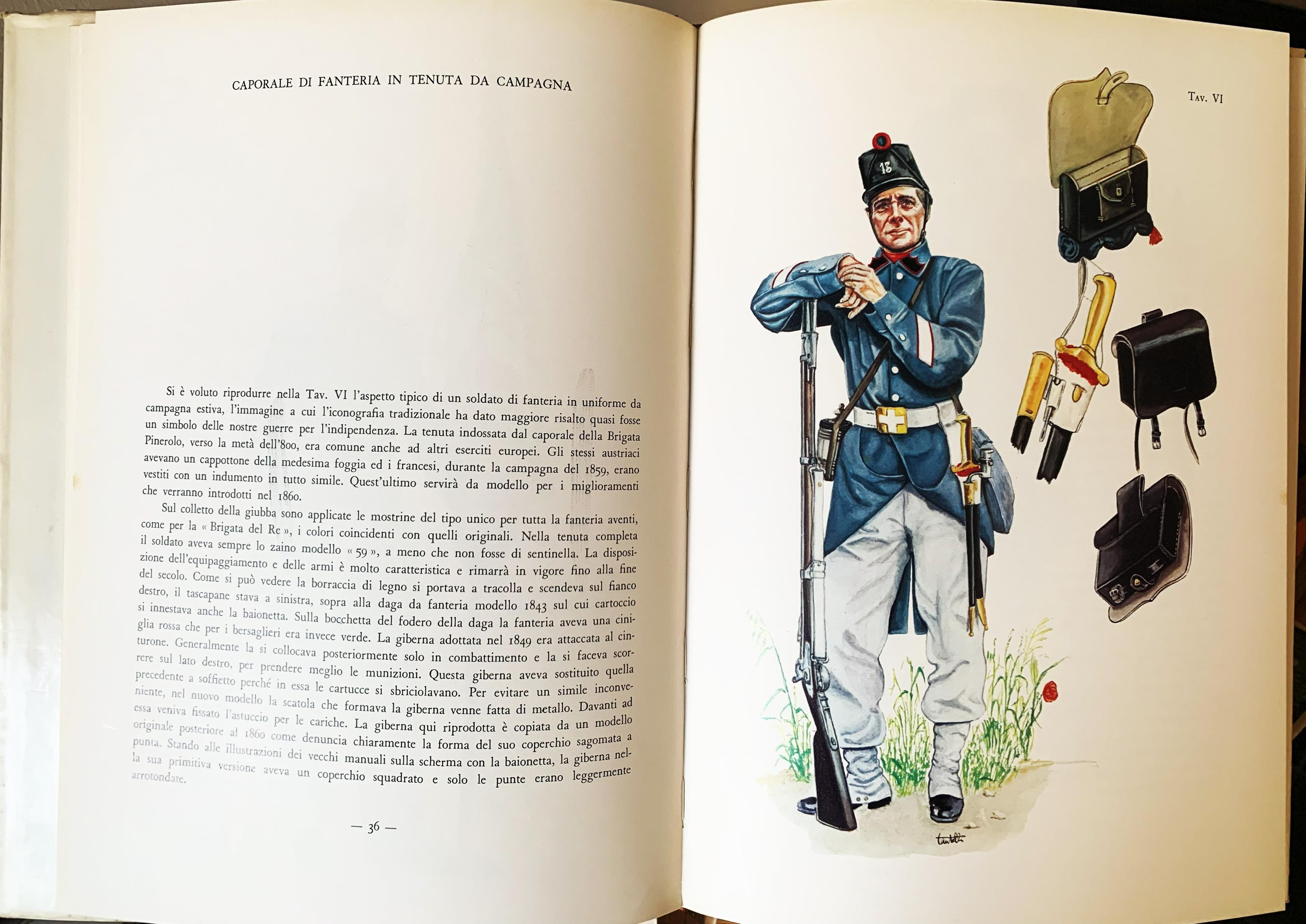Le prime uniformi dell'Esercito Italiano