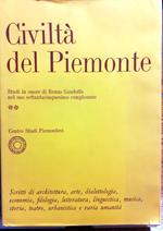Civiltà del Piemonte. Studi in onore di Renzo Gandolfo nel suo settantacinquesimo compleanno **