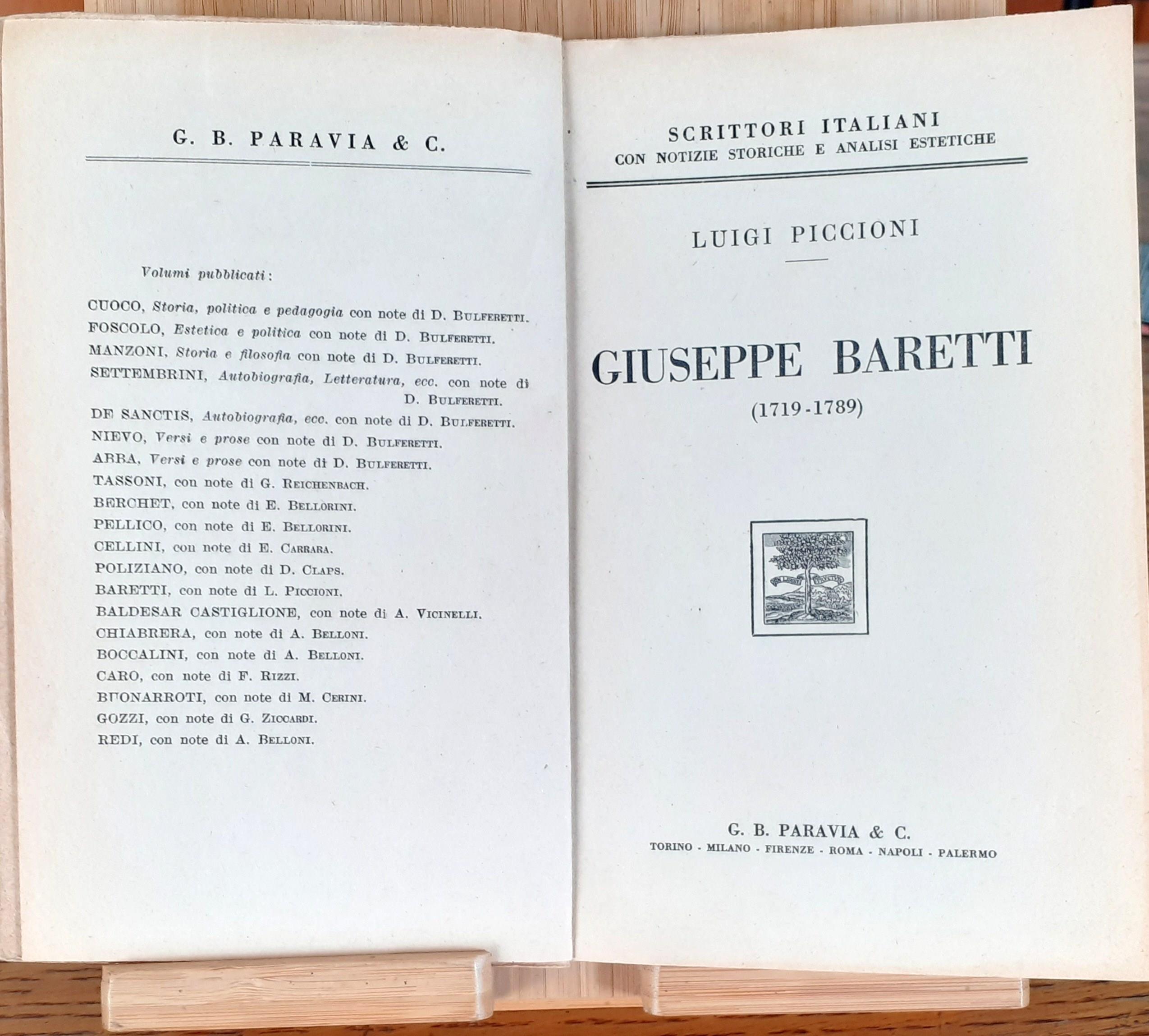 Giuseppe Baretti (1719-1789)