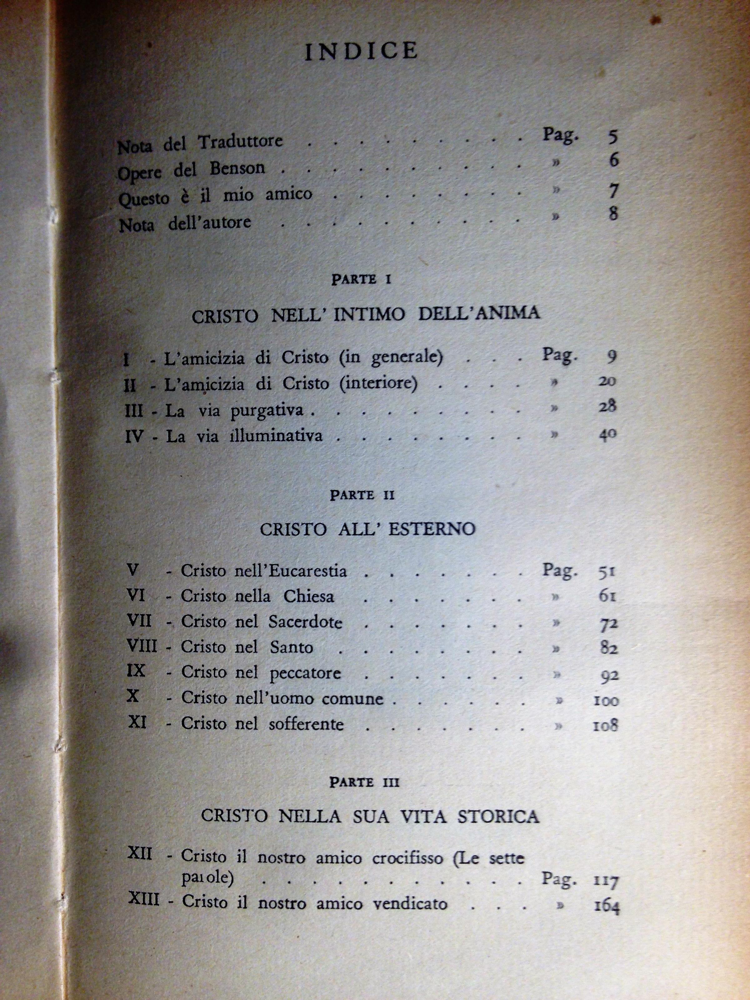 L' amicizia di Cristo