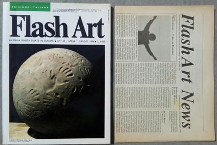 Flash Art n° 149 Aprile/maggio 1989 con supplemento F.A. News - copertina