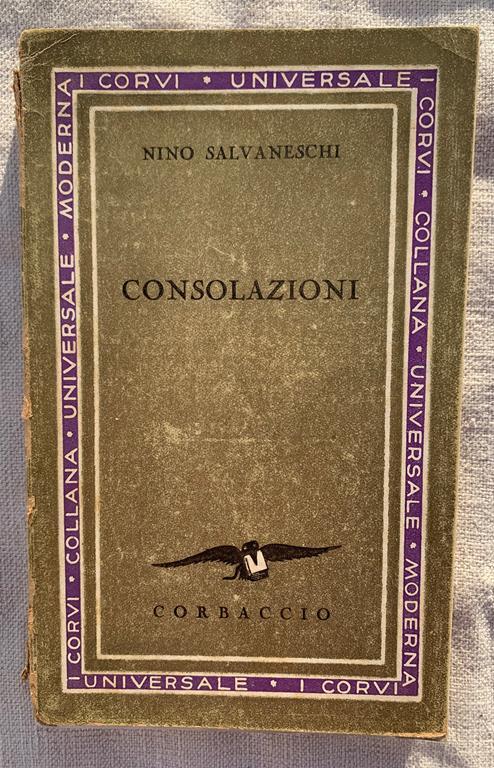 Consolazioni - Nino Salvaneschi - copertina