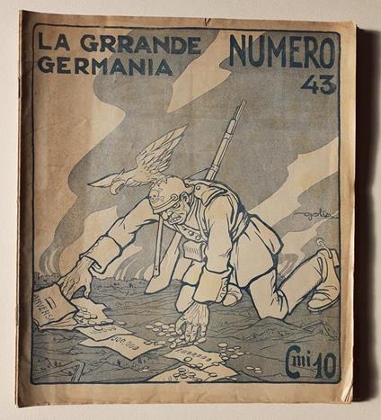 Rivista NUMERO "43" copertina Golia Torino ottobre 1914 - copertina