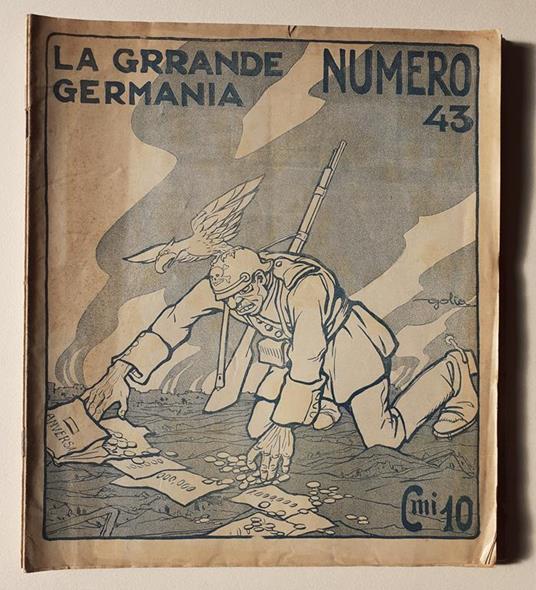 Rivista NUMERO "43" copertina Golia Torino ottobre 1914 - copertina