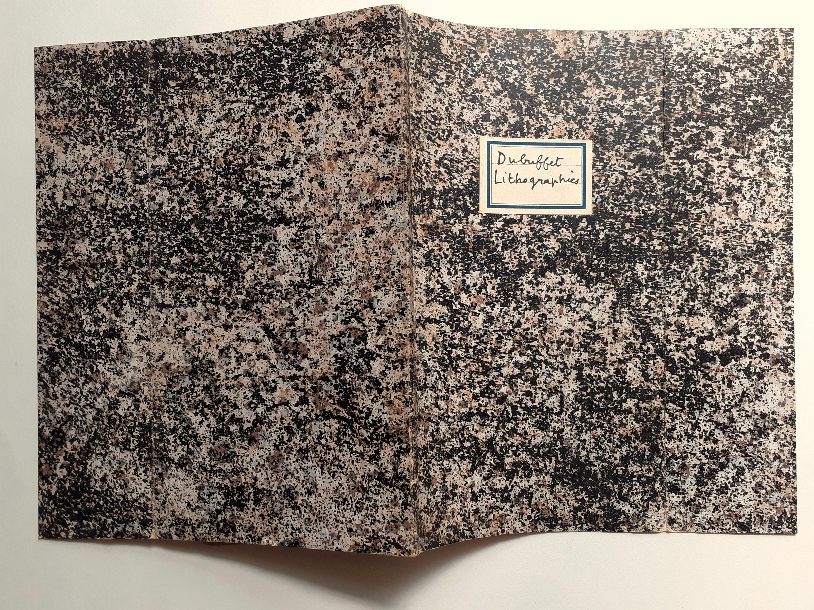 Jean Dubuffet Lithographies Série des Phénomènes Paris Berggruen 1960