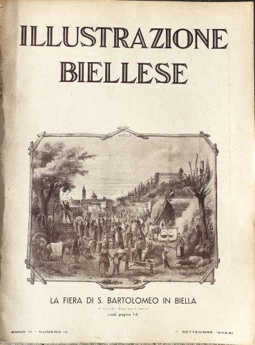 Illustrazione Biellese numero 12 settembre 1933 - copertina