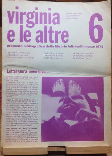 Virginia e le Altre - proposta Feltrinelli 6 del marzo 1978 - copertina